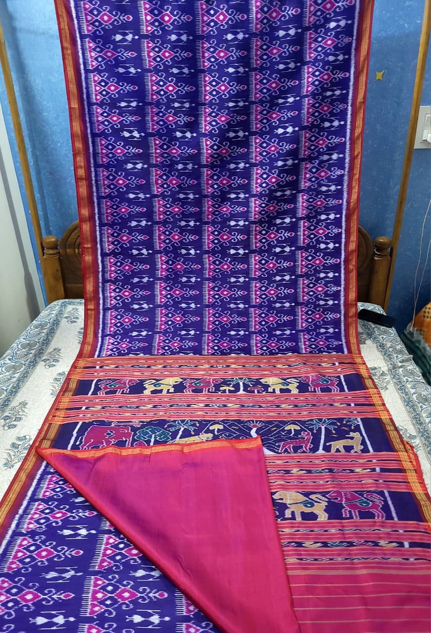 Classic Bomkai Saree Detail View