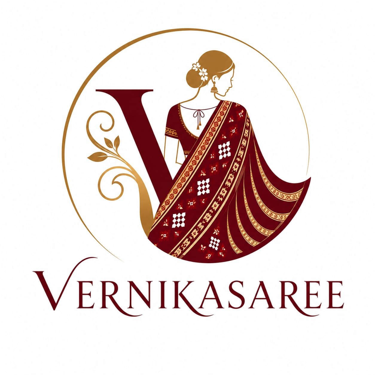 Vernika Saree Logo